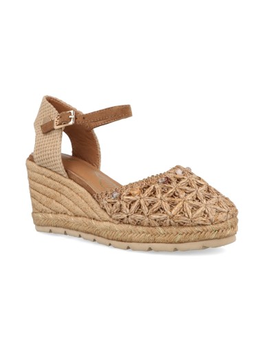 O-Joo Geri Flower sandalo espadrillas con zeppa